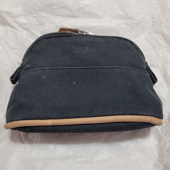HERMES Bolide Pouch Cotton Multicase Authentic - Picture 1 of 9